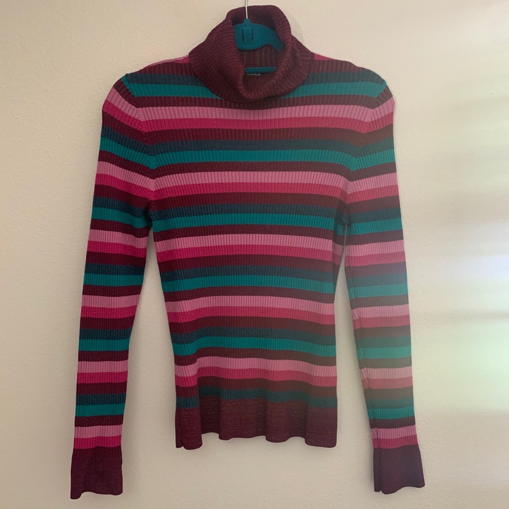 525 America Stripe Turtle Neck